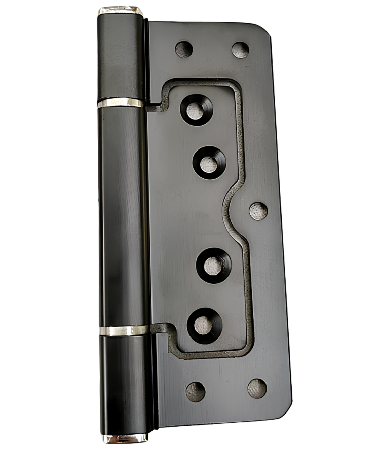 Петля без врезки B22-BL 115x78 x3.0 (черный)