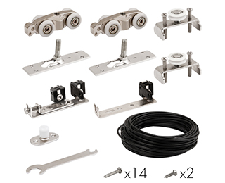 Базовый комплект для синхронного открывания дверей Comfort – PRO SET 4 /synchron/ 80 (CFA171A)