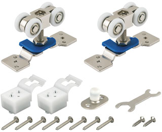 Комплект роликов для раздвижных дверей DIY Comfort 60/4 kit (877)